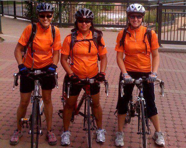 Founders of Pedaling 4 Parkinson's - Laura, Lauren, and Jackie